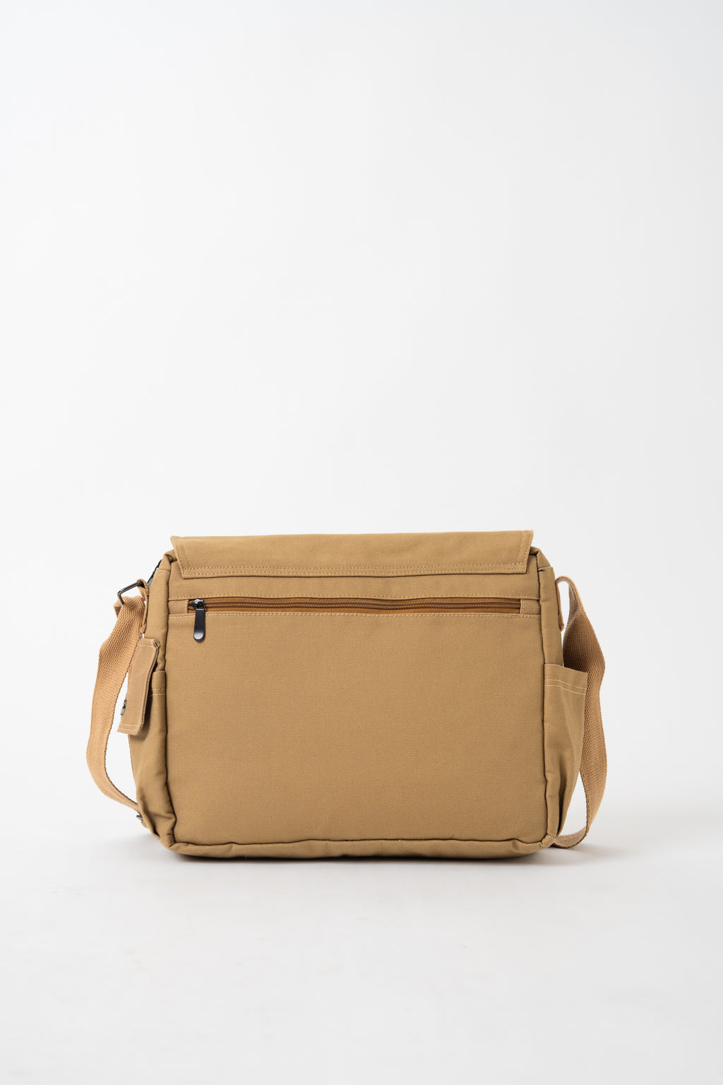 Beige Fine Run Messenger Bag