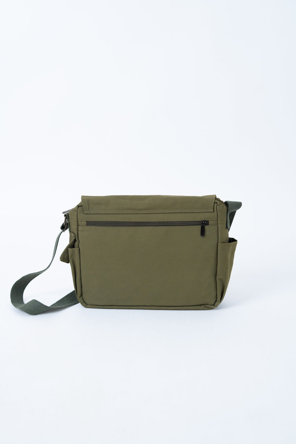 Olive Fine Run Messenger Bag