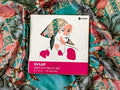 Teal Floral Scarf