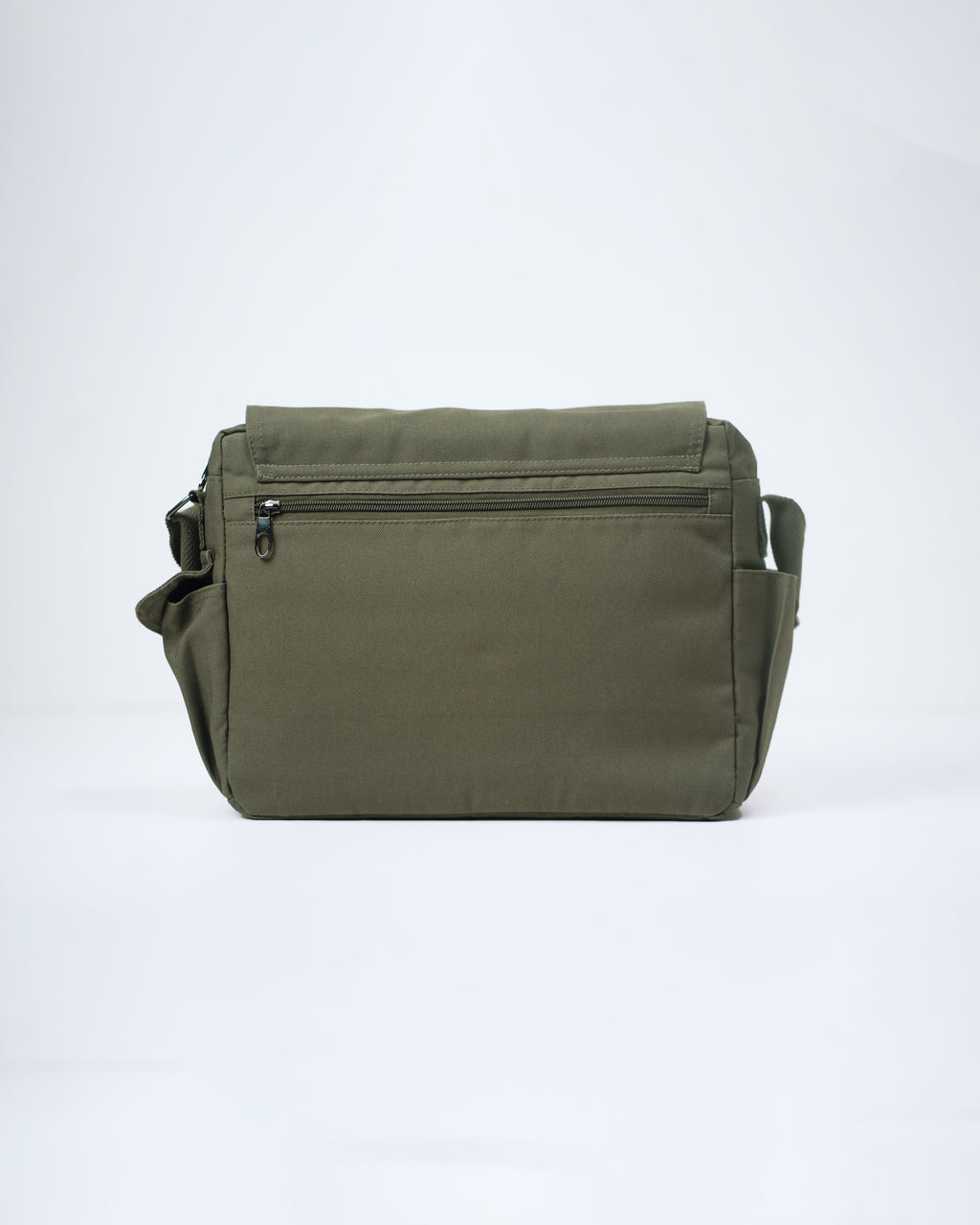 Olive Fine Run Messenger Bag