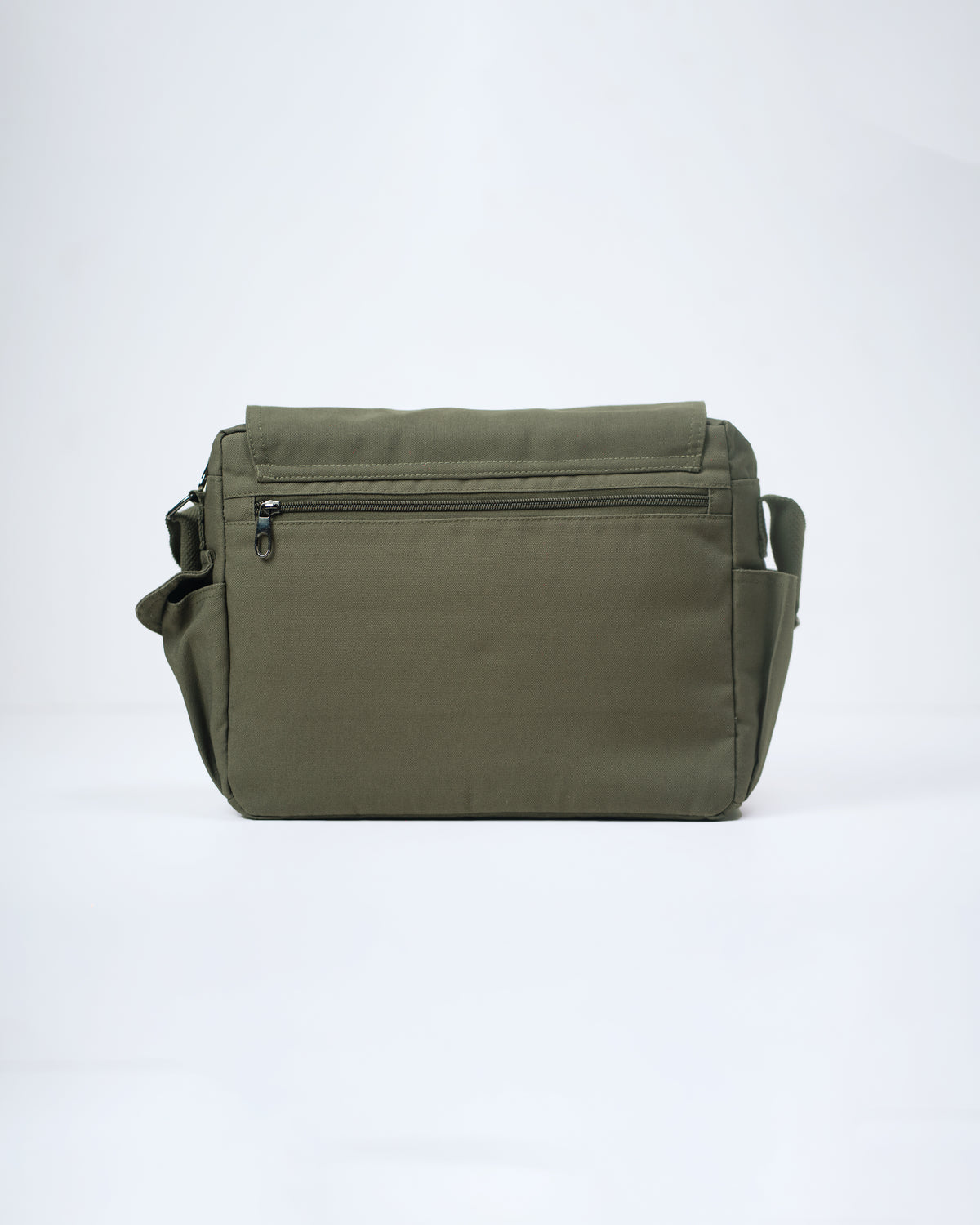Olive Fine Run Messenger Bag
