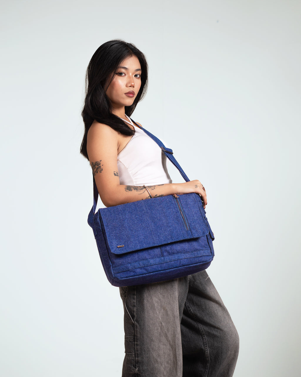 Blue Denim Off Beat Messenger Bag