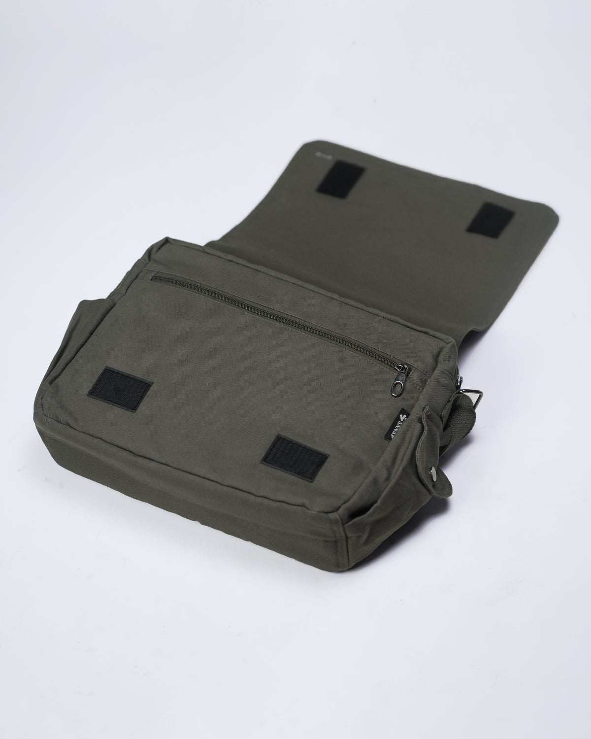 Olive Fine Run Messenger Bag