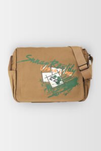 Beige Snnap Reality Messenger Bag
