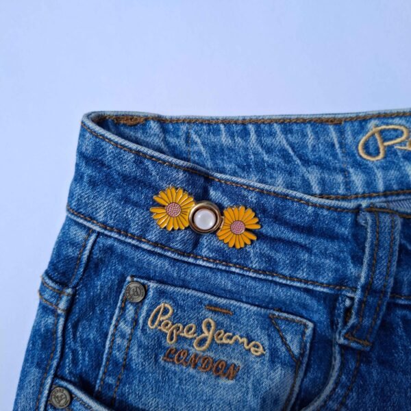 Orange Daisy Waist Knots