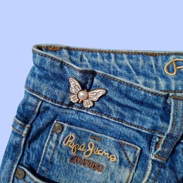 White Butterfly Waist Knots